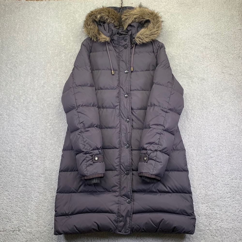 American Eagle Outfitters Jacket Womens L Puffer Down Long‎ Parka Coat VTG Y2k